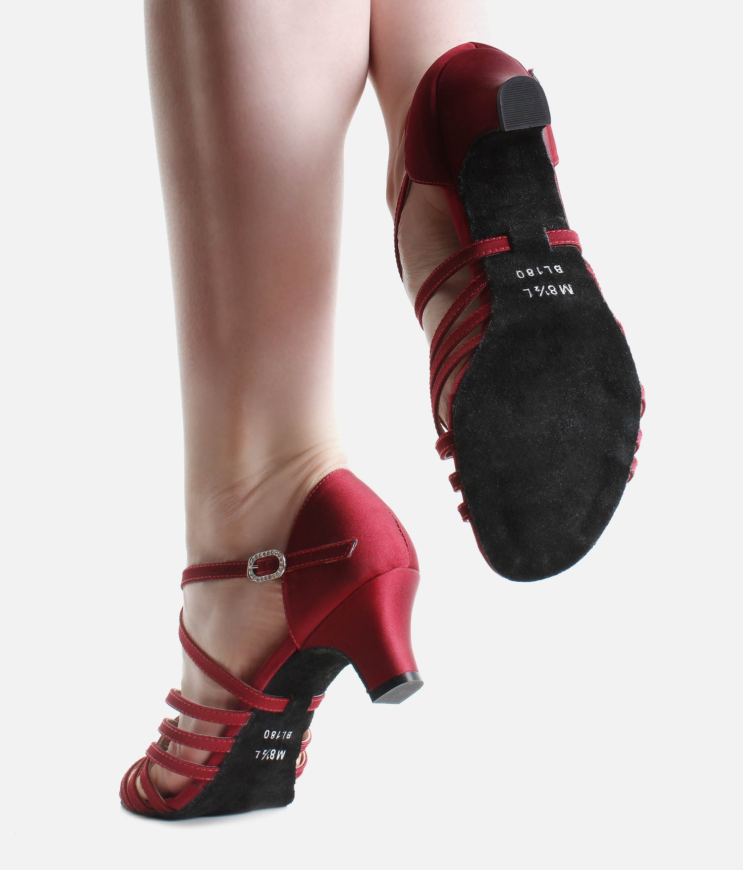 Strappy Satin Ballroom Shoe - BL 180 