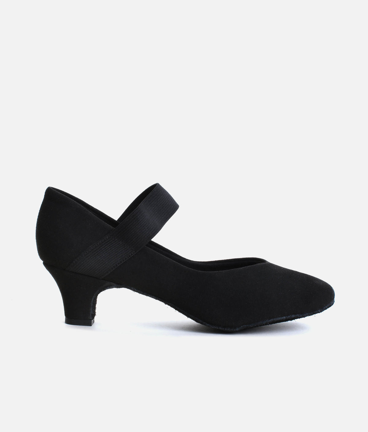 Low Heel Ballroom & Practice Dance Shoes - Black | BL184