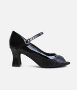 Ballroom Dance Shoes 2.5” Flared Heel - Peep Toe Design | BL194 