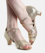 Low Heeled Ballroom Sandal - BL 198 