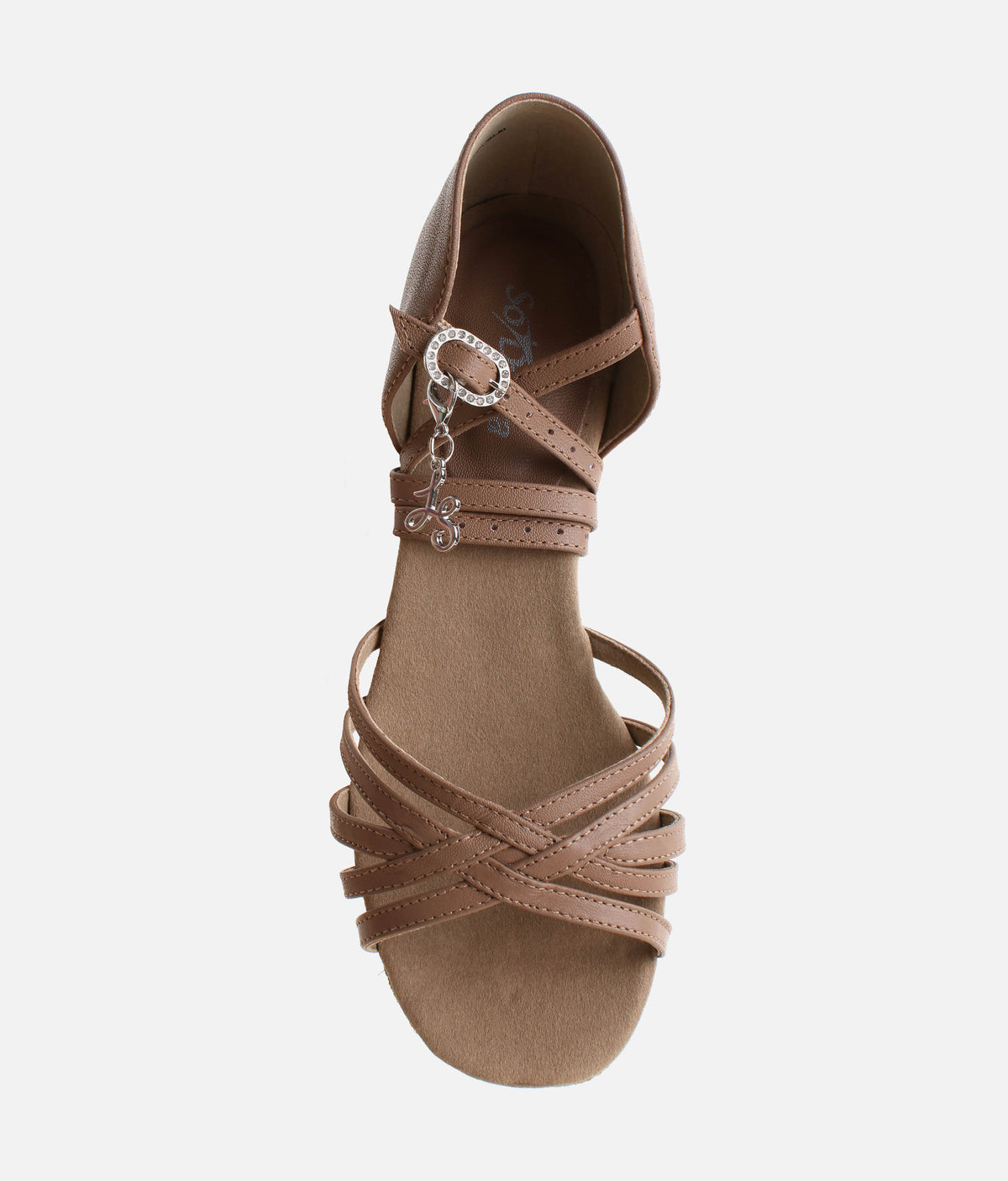 Leather Latin Dance Shoe, Low Heel Hybrid Sole | BL301 MAMBO 