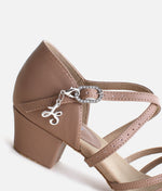 Leather Latin Dance Shoe, Low Heel Hybrid Sole | BL301 MAMBO 