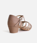 Leather Latin Dance Shoe, Low Heel Hybrid Sole | BL301 MAMBO 