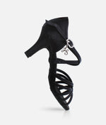 Satin Latin Dance Sandals with Hybrid Sole | BL304 CHA CHA