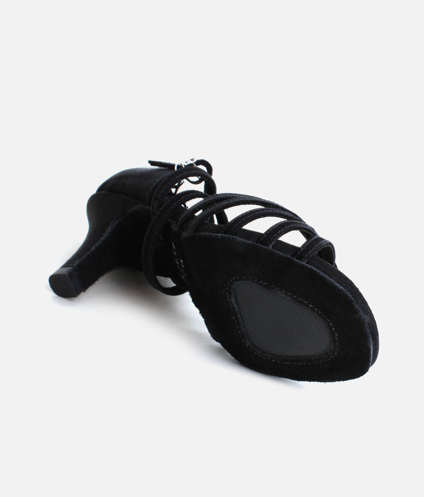 Satin Latin Dance Sandals with Hybrid Sole | BL304 CHA CHA