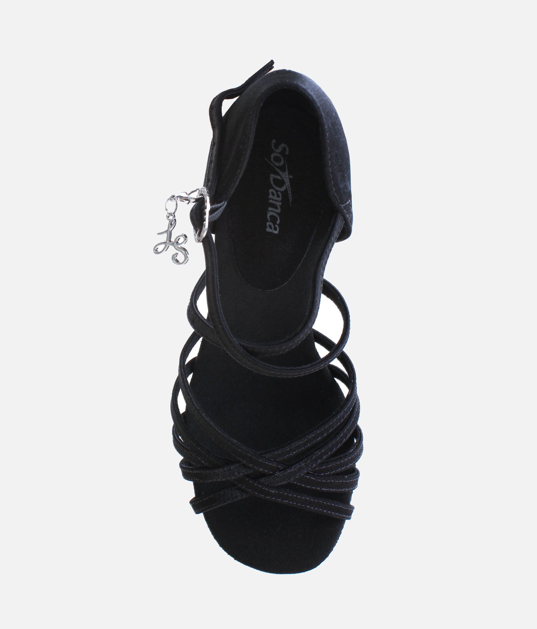 Satin Latin Dance Sandals with Hybrid Sole | BL304 CHA CHA