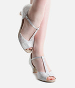 Women’s Sparkle Open-Toe Ballroom Shoes for Social & Latin Dancing - BL33 