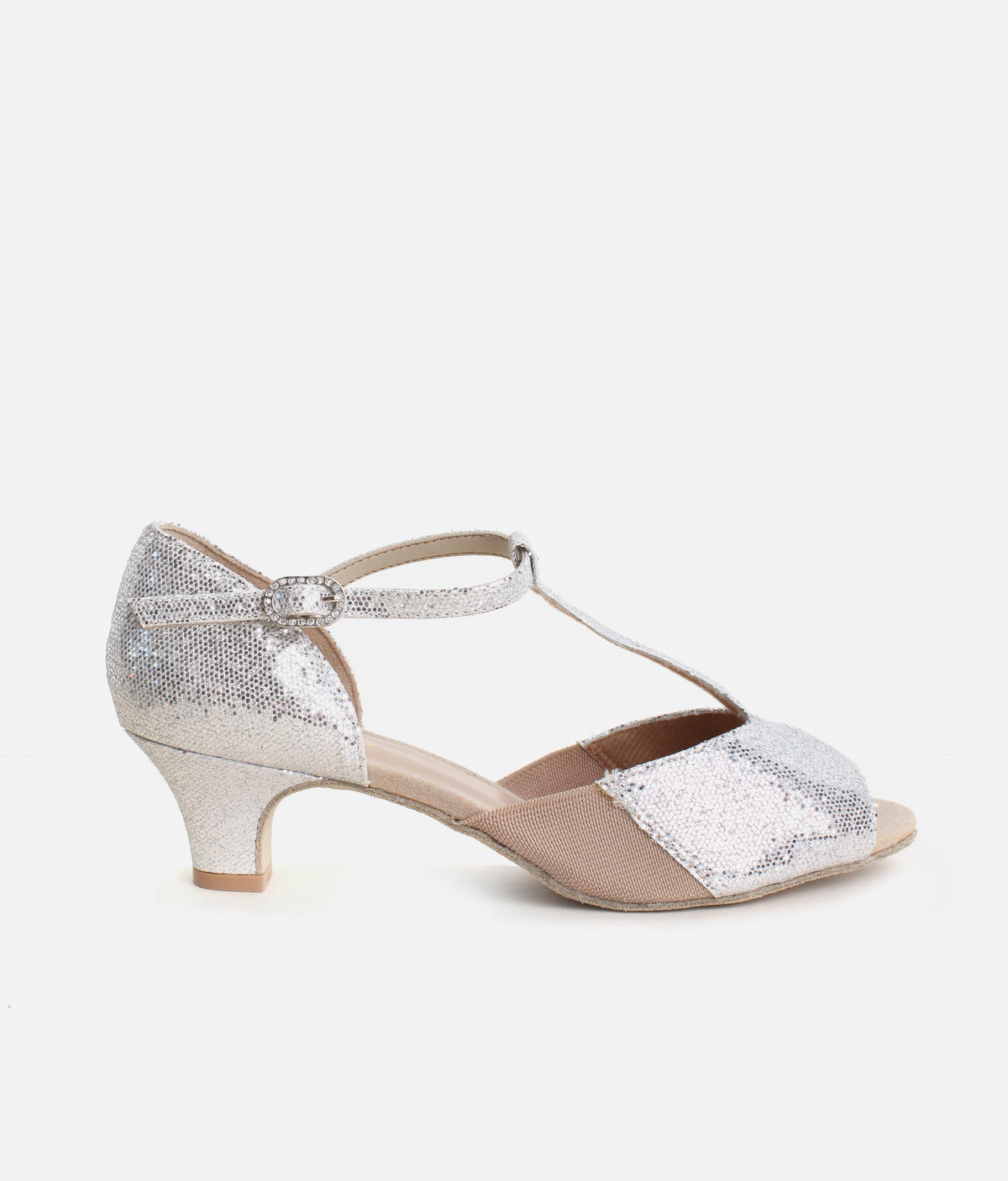 Women’s Sparkle Open-Toe Ballroom Shoes for Social & Latin Dancing - BL33 