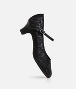 Low Heel Ballroom Dance Shoes 1.5” - Sparkle Closed Toe | BL502