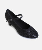 Low Heel Ballroom Dance Shoes 1.5” - Sparkle Closed Toe | BL502