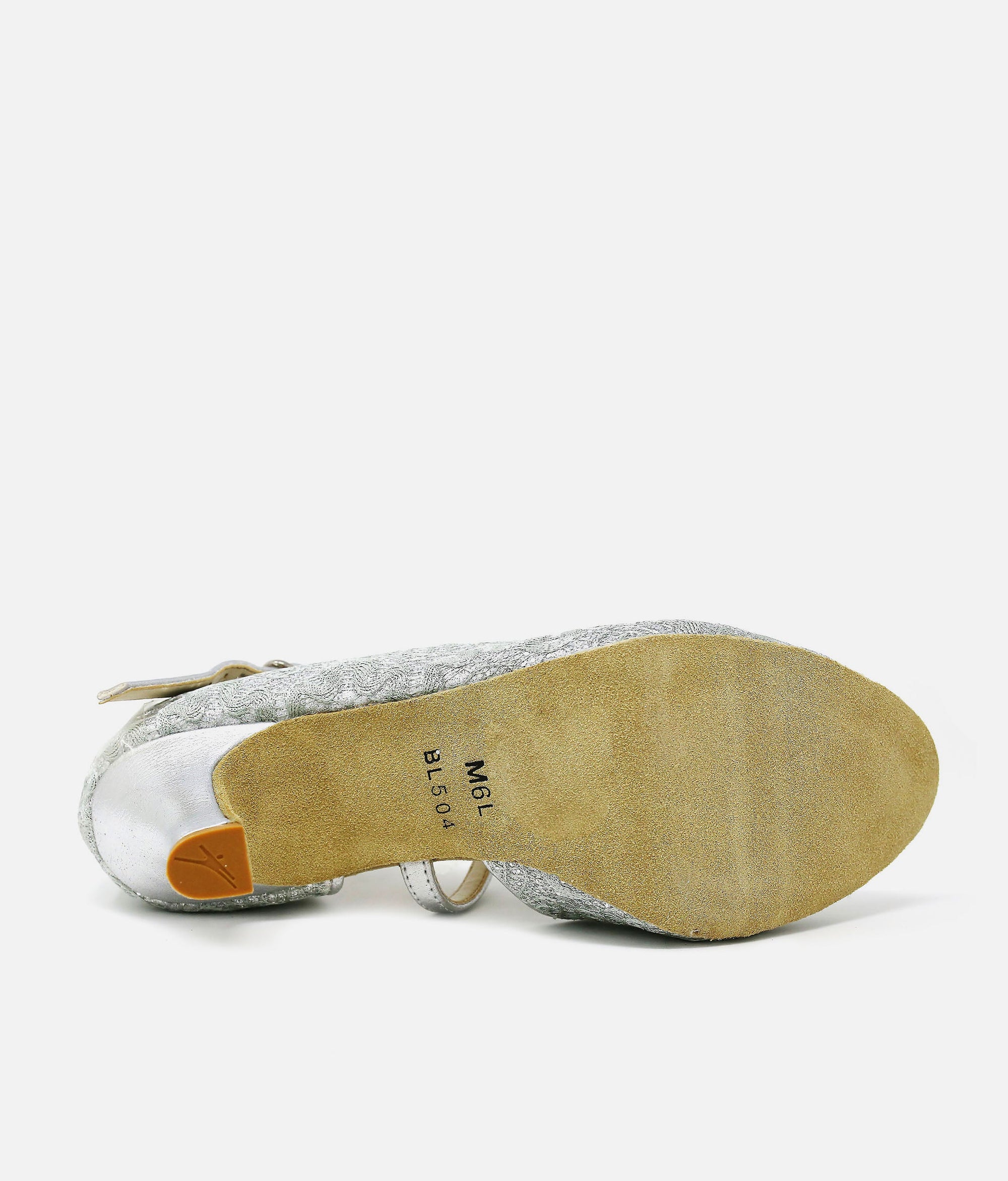Closed Toe Ballroom Shoe - BL 504 #silver_3-UK