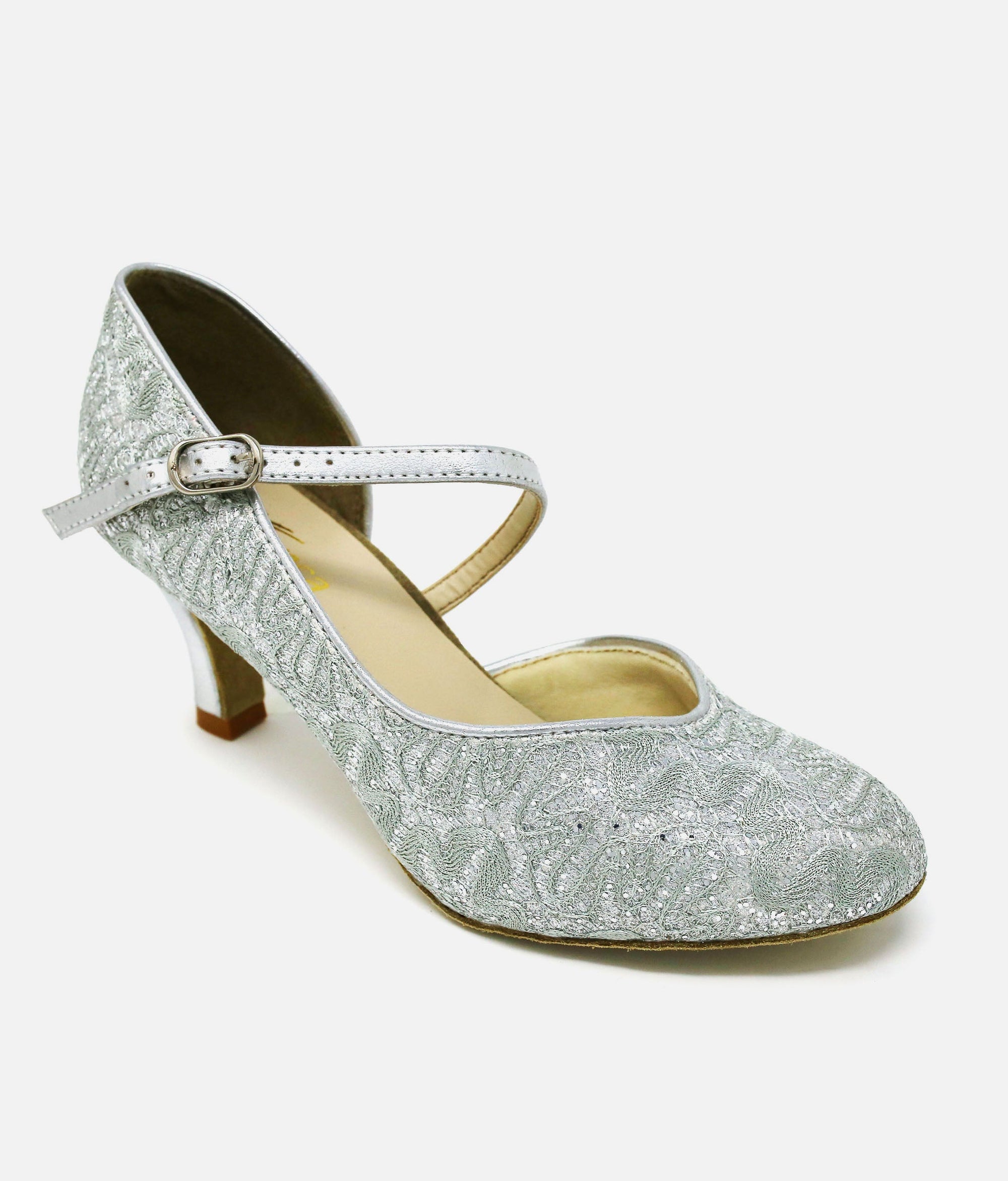 Closed Toe Ballroom Shoe - BL 504 #silver_3-UK