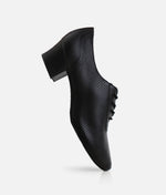 Leather Ballroom Practice Shoes 1.5” Heel - Lace-Up Dance Shoes | BL54