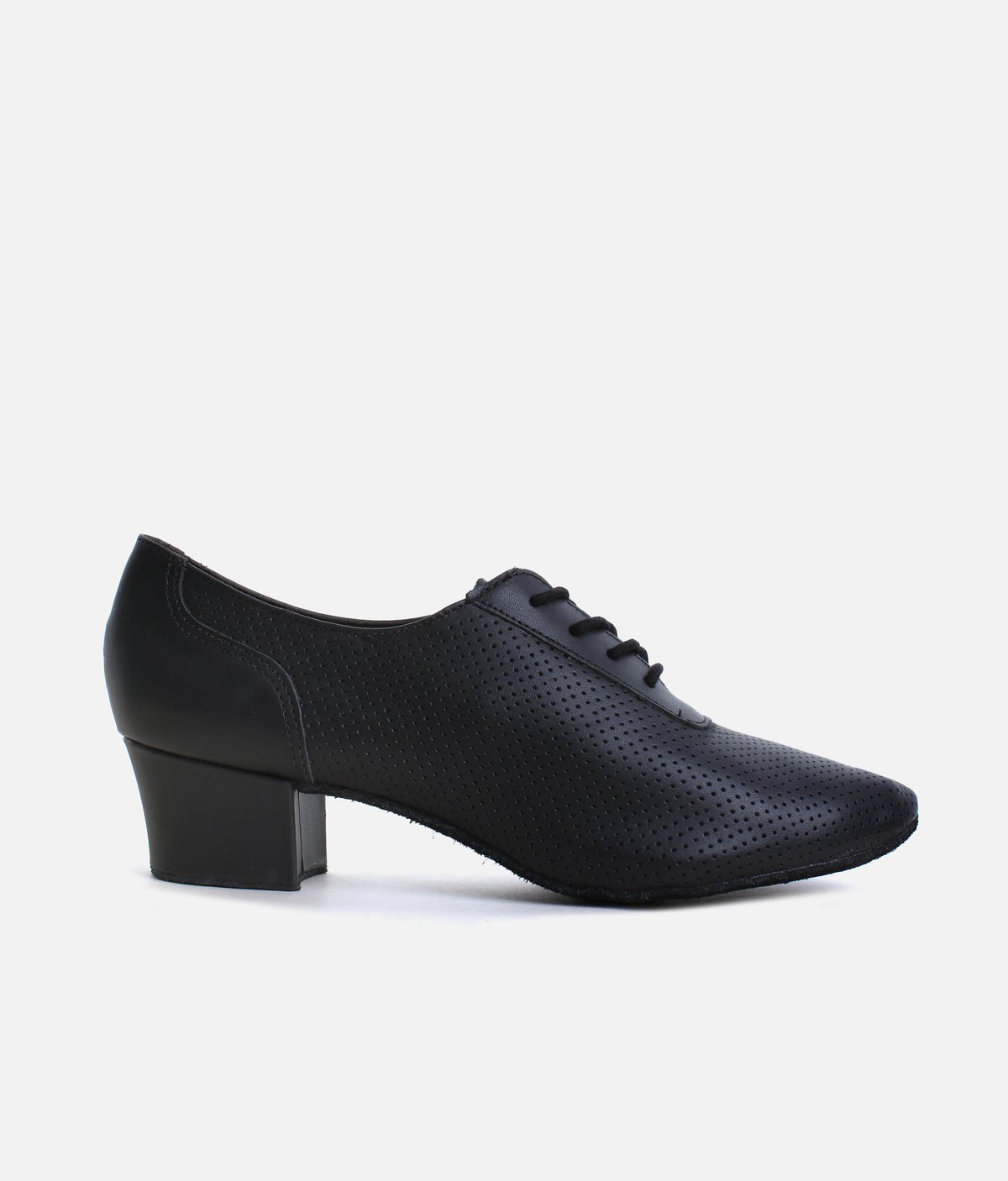 Leather Ballroom Practice Shoes 1.5” Heel - Lace-Up Dance Shoes | BL54