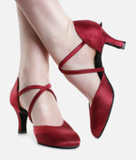 Satin Closed Toe Ballroom Shoe - BL 156 