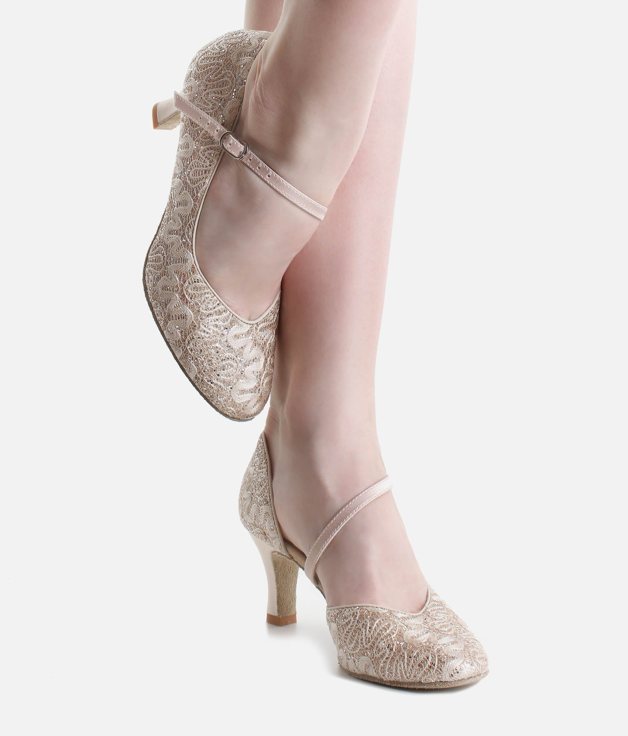 Ballroom Dance Shoes,  Practice Shoes - BL 504 #gold_3-UK