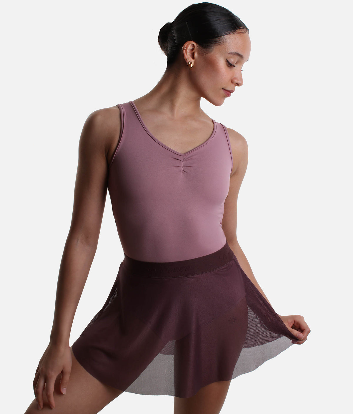 NARA Mesh Pull-On Ballet Skirt, Lightweight Dancewear | BY78 