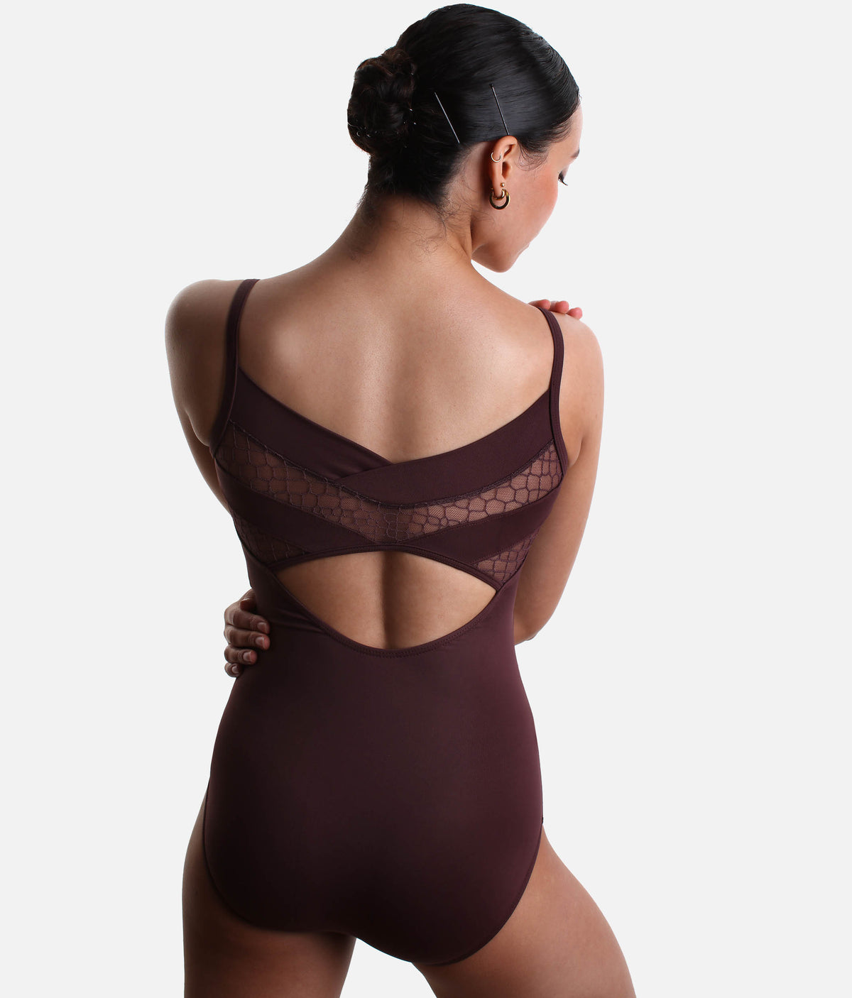 RAVENA Camisole Dance Leotard, Elegant Open Back Style | BY64