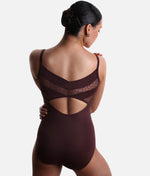 RAVENA Camisole Dance Leotard, Elegant Open Back Style | BY64