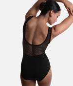 SUELI Mesh Dance Leotard with Low Scoop Back | BY68 