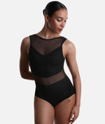 SUELI Mesh Dance Leotard with Low Scoop Back | BY68 