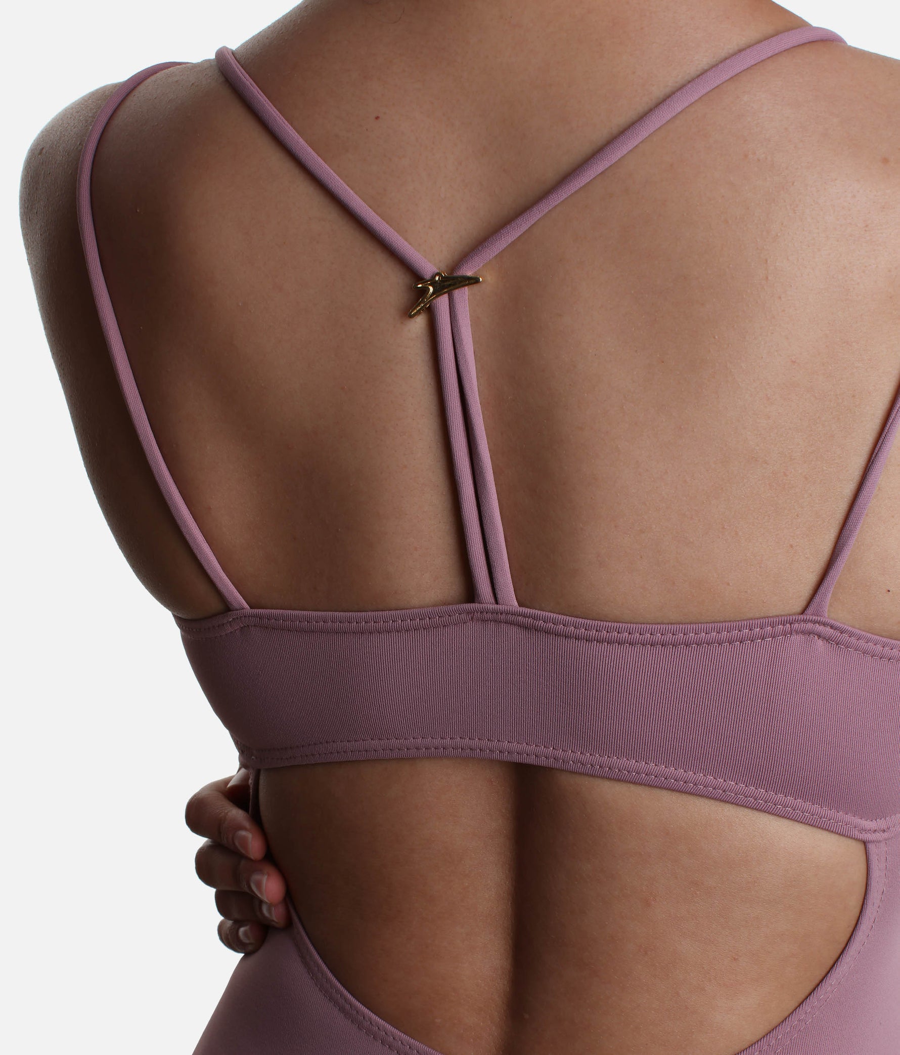 YOHANA Camisole V-Neck Leotard, Open Back Ballet Leotard | BY73 
