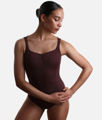 YOHANA Camisole V-Neck Leotard, Open Back Ballet Leotard | BY73 