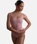 YOHANA Camisole V-Neck Leotard, Open Back Ballet Leotard | BY73 