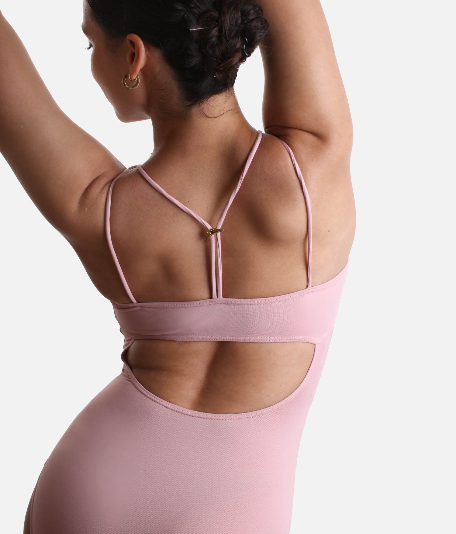 YOHANA Camisole V-Neck Leotard, Open Back Ballet Leotard | BY73 