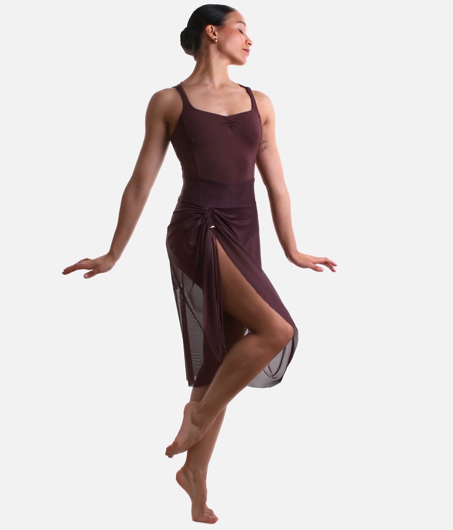 ALICIA Mesh Pull-On Ballet Skirt, Women’s Dance Skirt | BY75 