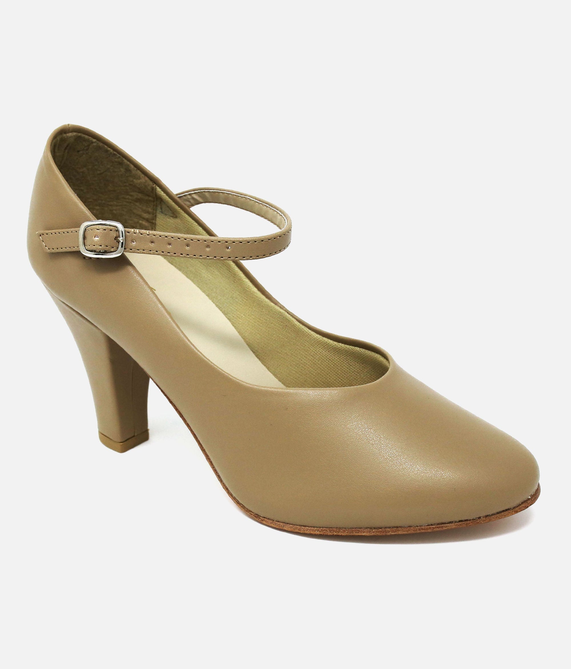 High Heel Character Shoe - CH 53 #tan_1-UK