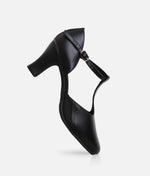 T-Strap Character Shoes, 2.5" Heel, Suede Sole & Cushioned Suppor - CH57 