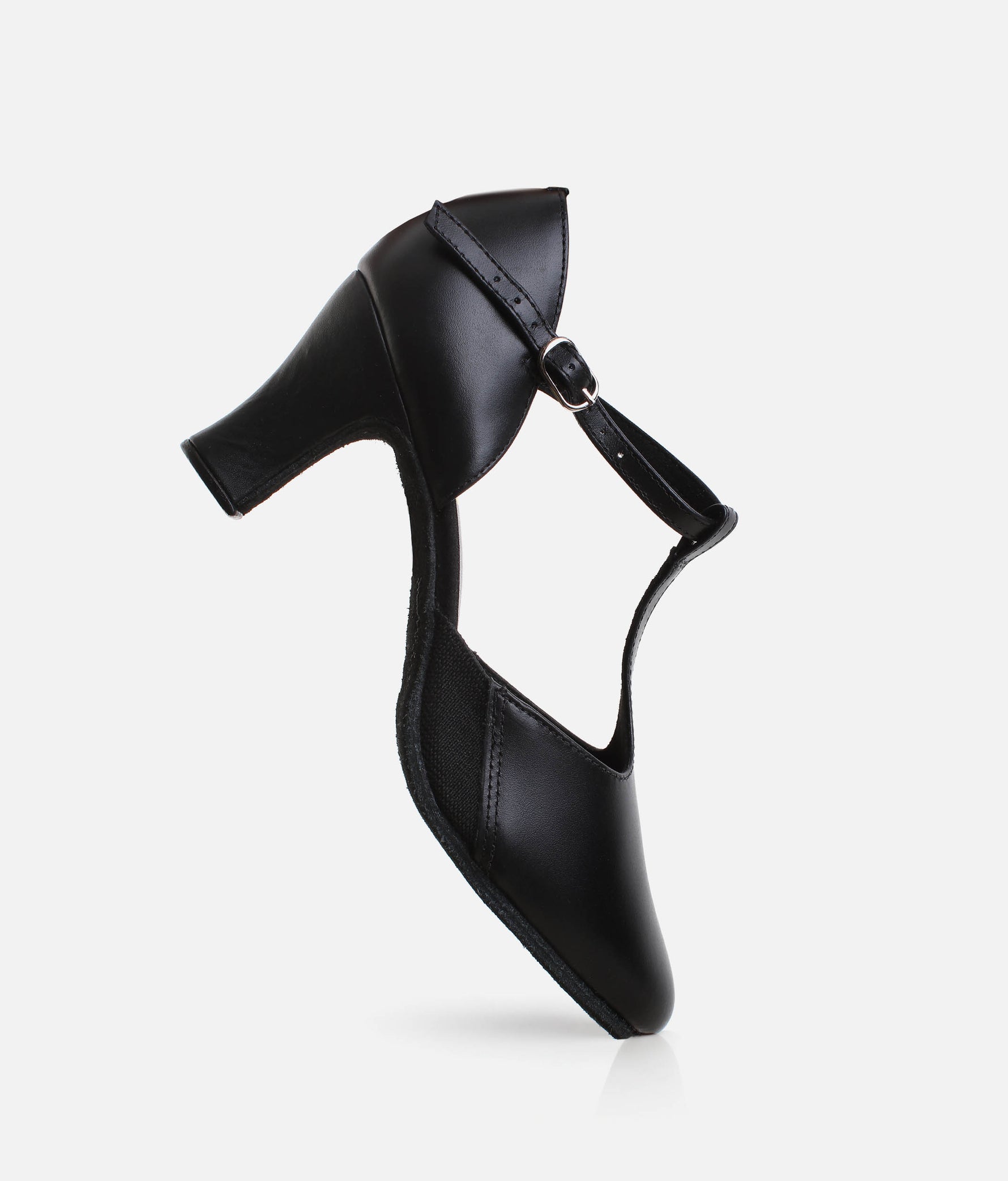 T-Strap Character Shoes, 2.5" Heel, Suede Sole & Cushioned Suppor - CH57 