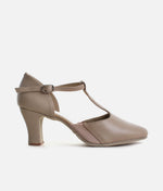 T-Strap Character Shoes, 2.5" Heel, Suede Sole & Cushioned Suppor - CH57 