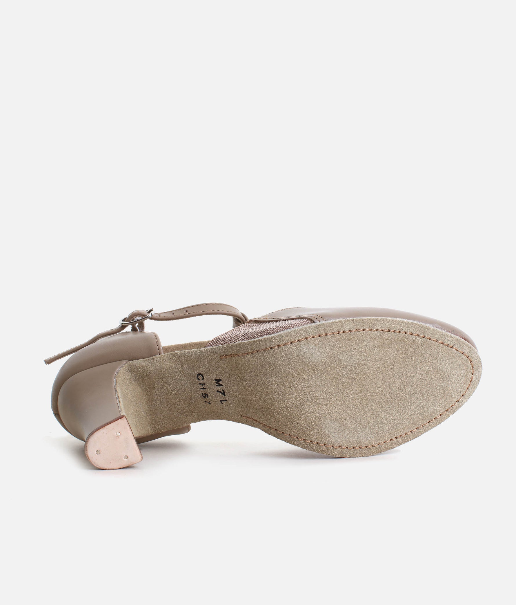T-Strap Character Shoes, 2.5" Heel, Suede Sole & Cushioned Suppor - CH57 
