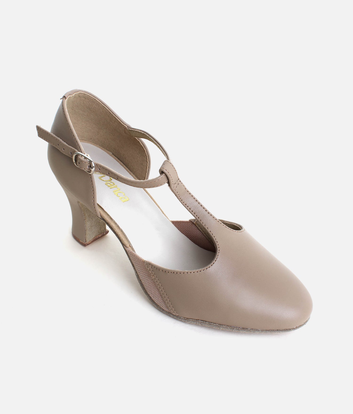 T-Strap Character Shoes, 2.5" Heel, Suede Sole & Cushioned Suppor - CH57 