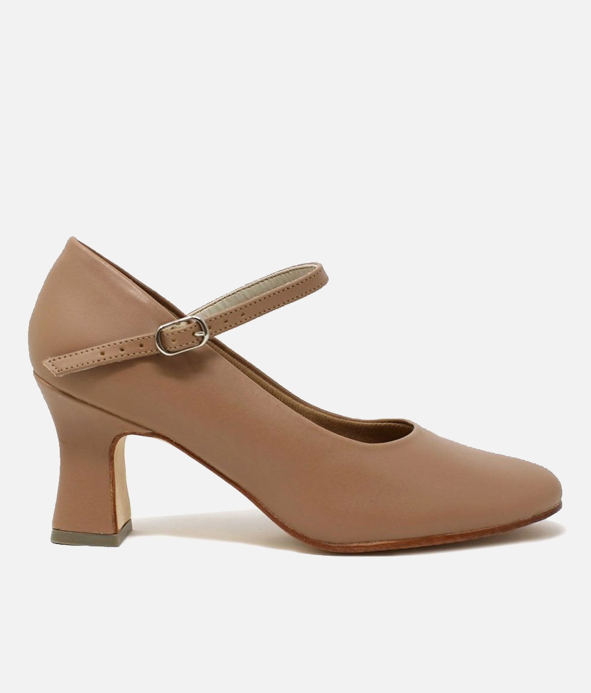Shaped Heel Character Shoe - CH 62 #caramel_1-UK