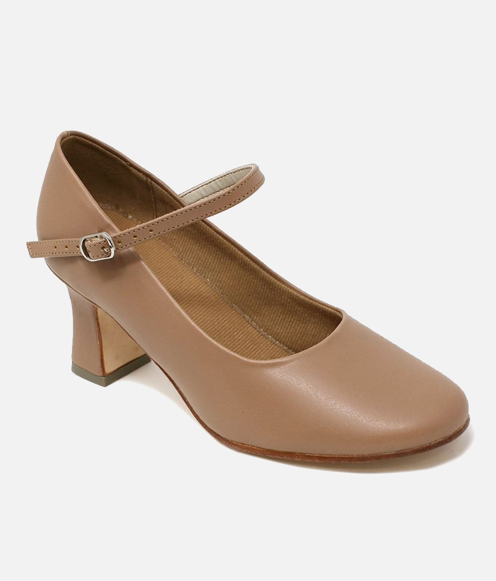 Shaped Heel Character Shoe - CH 62 #caramel_1-UK