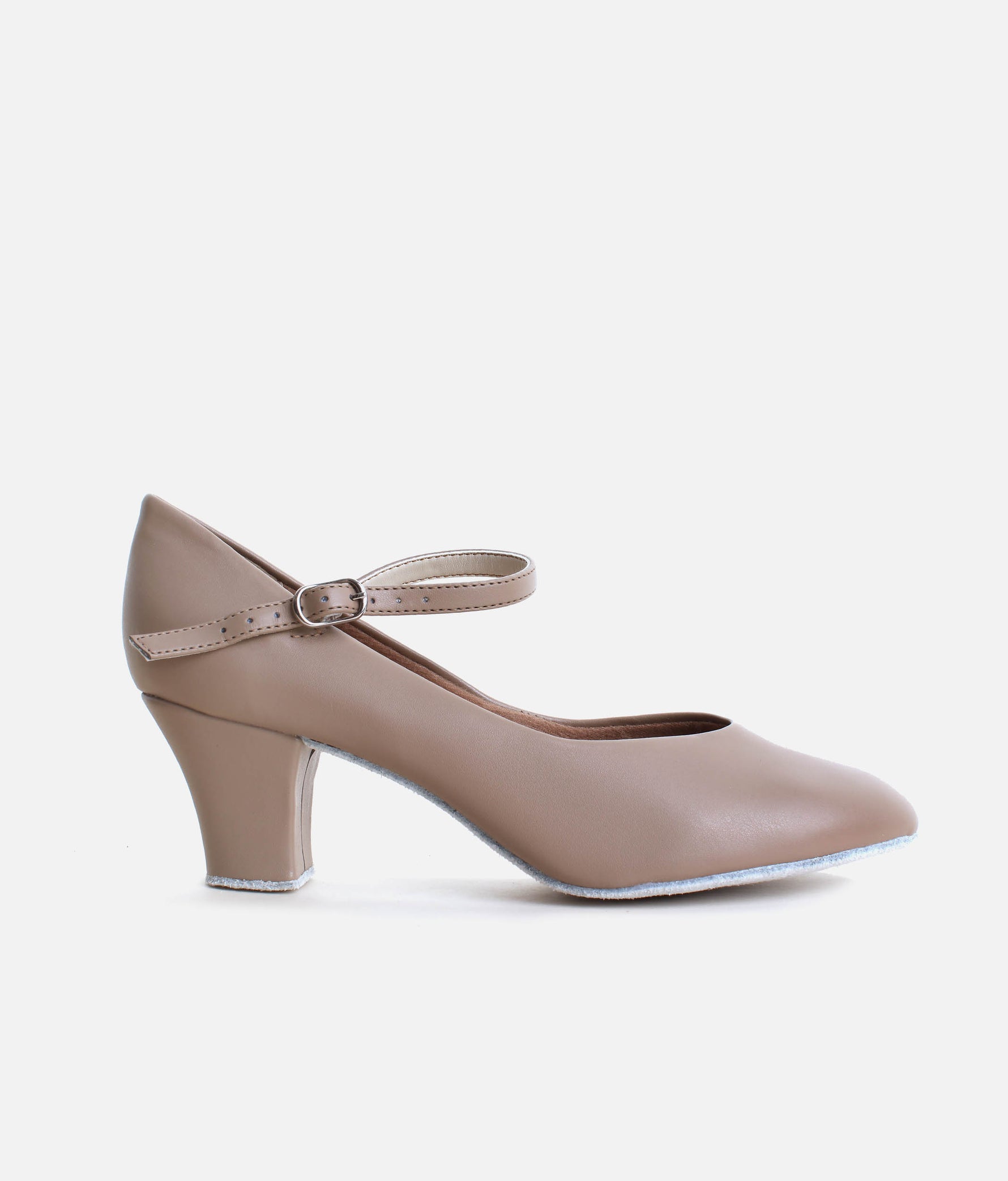 Versatile 2-Inch Heel Character Shoes for Theatre, Ballroom, and Performance - CH792 #tan_3-UK