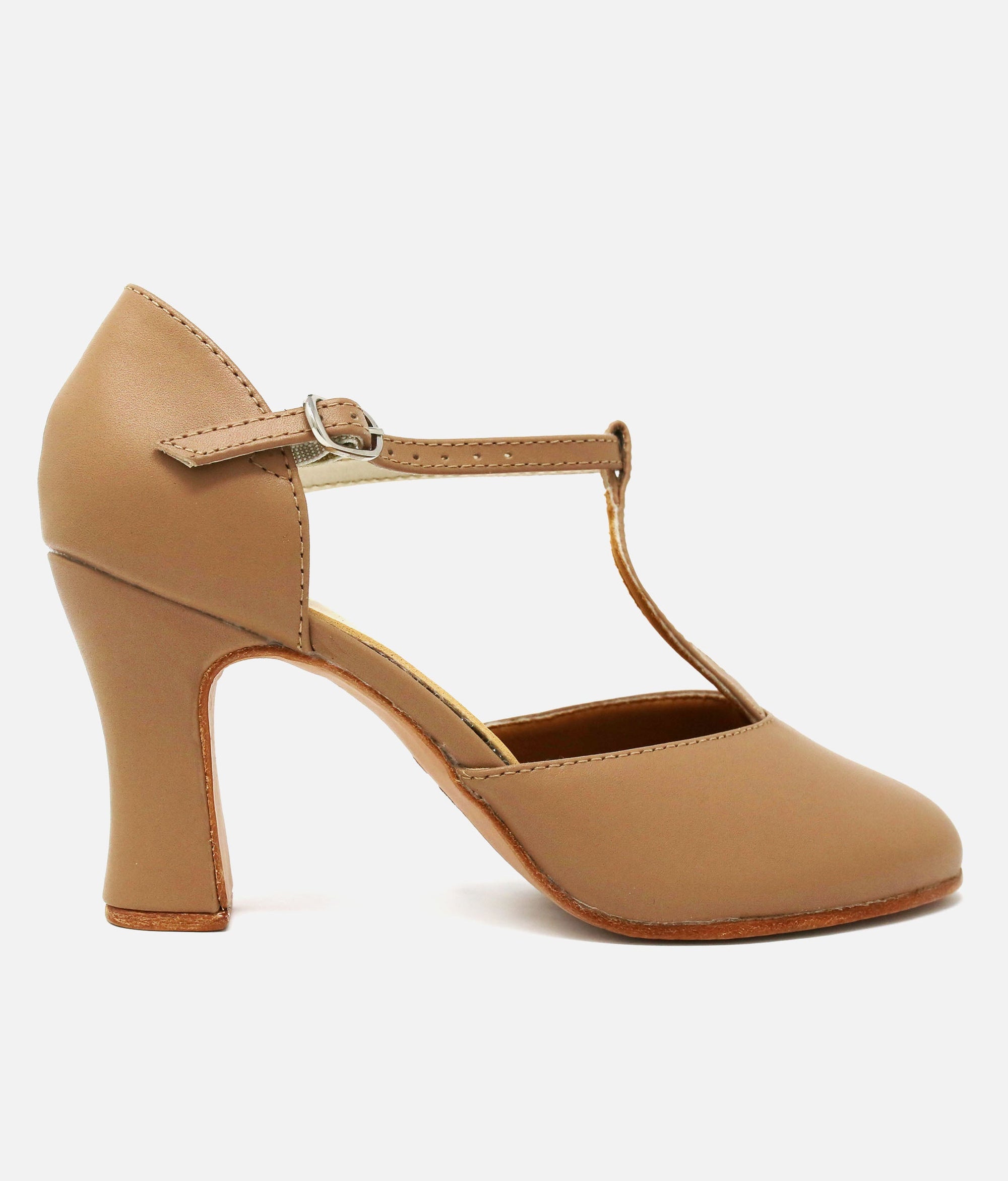 3" Heel T-bar Character Shoe - CH 98 #caramel_1-UK