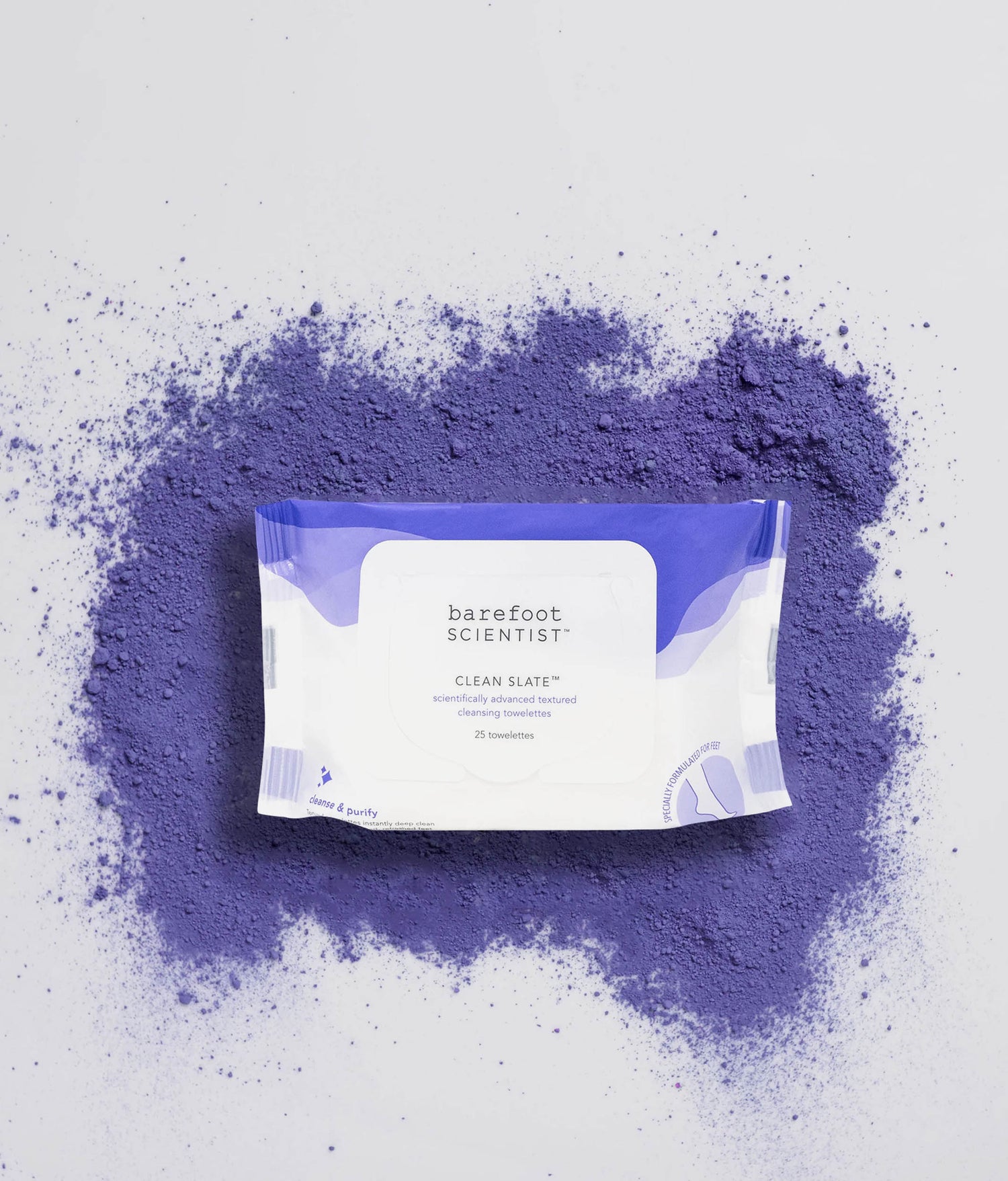 Moisturizing Foot Wipes, Deep Cleansing & Hydrating Towelettes for Dancers - CLEAN SLATE