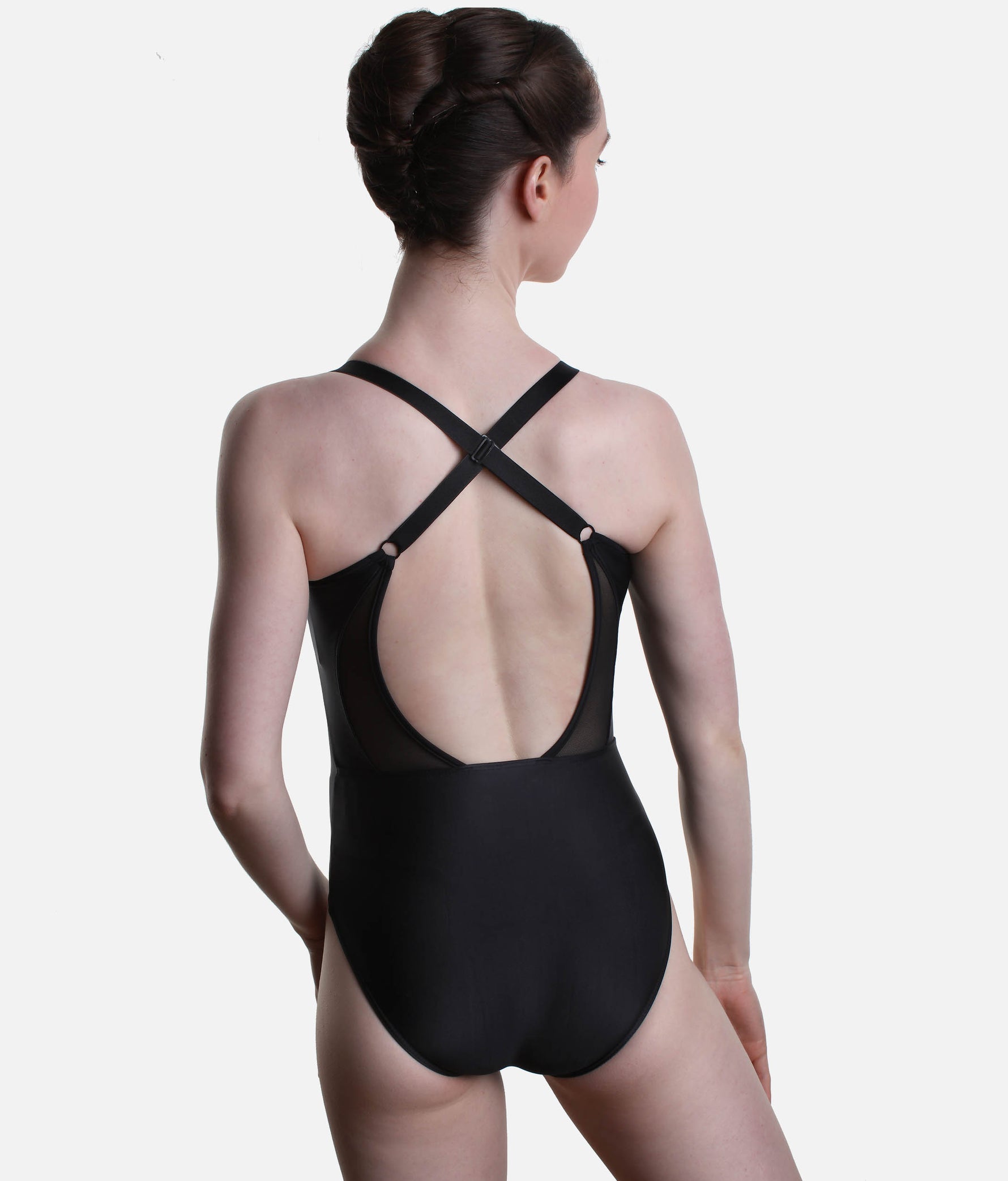 Cross-Back Leotard with Adjustabe Straps - CM60