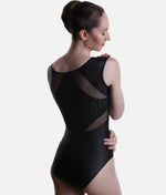 Cap Sleeve Leotard, Mesh Back - CM62
