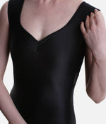 Cap Sleeve Leotard, Mesh Back - CM62