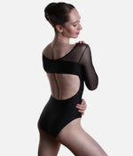 Long Sleeve Mesh Leotard - CM52