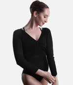 Cropped Warm-Up Top, Soft Knit Essential for Dancers - E11200 