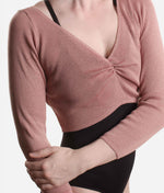 Cropped Warm-Up Top, Soft Knit Essential for Dancers - E11200 