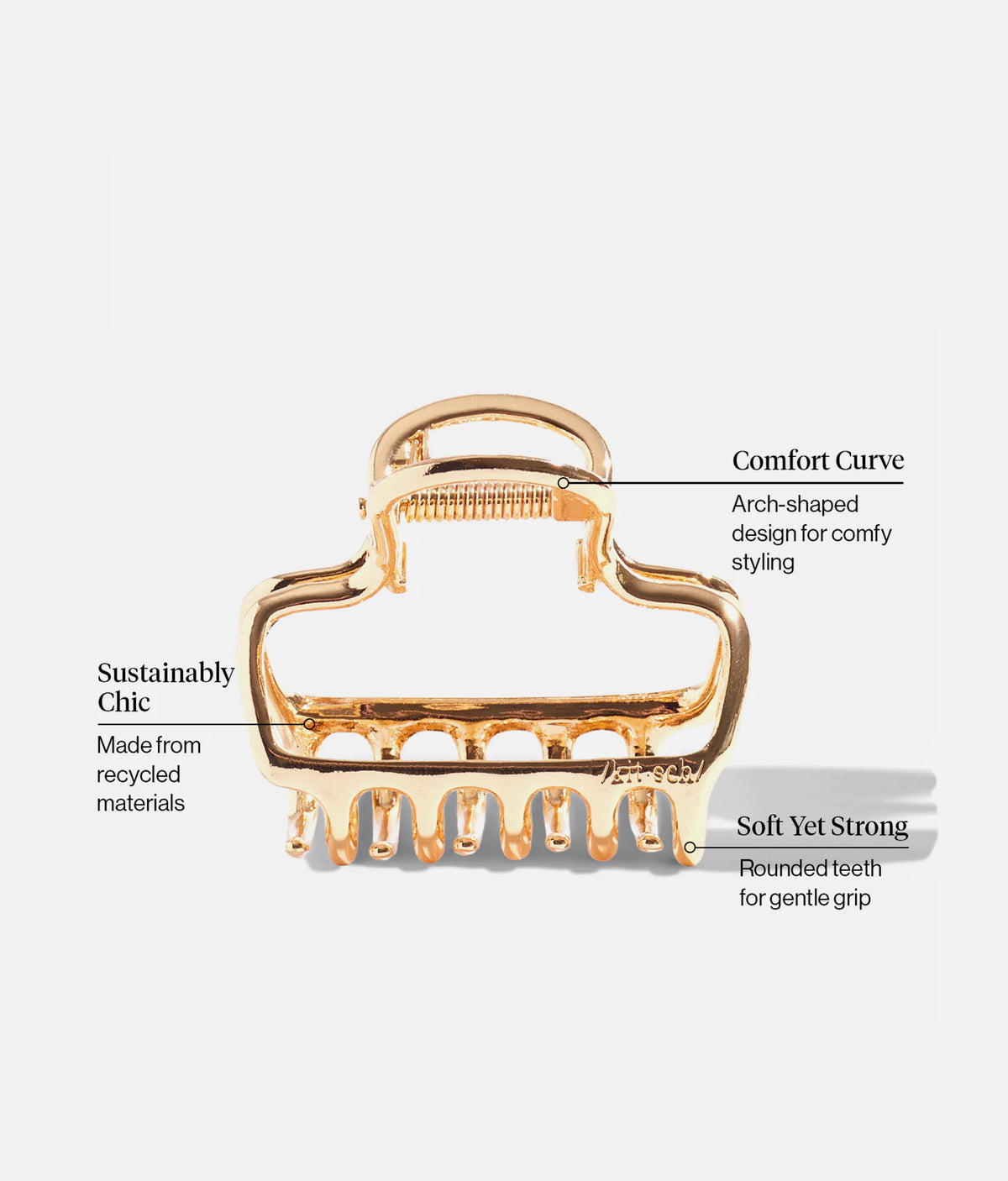 Stylish Gold MEDIUM CLOUD CLIP