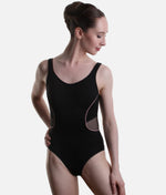 Tank Strap Leotard, Sleek Scoop Neckline - BY03 