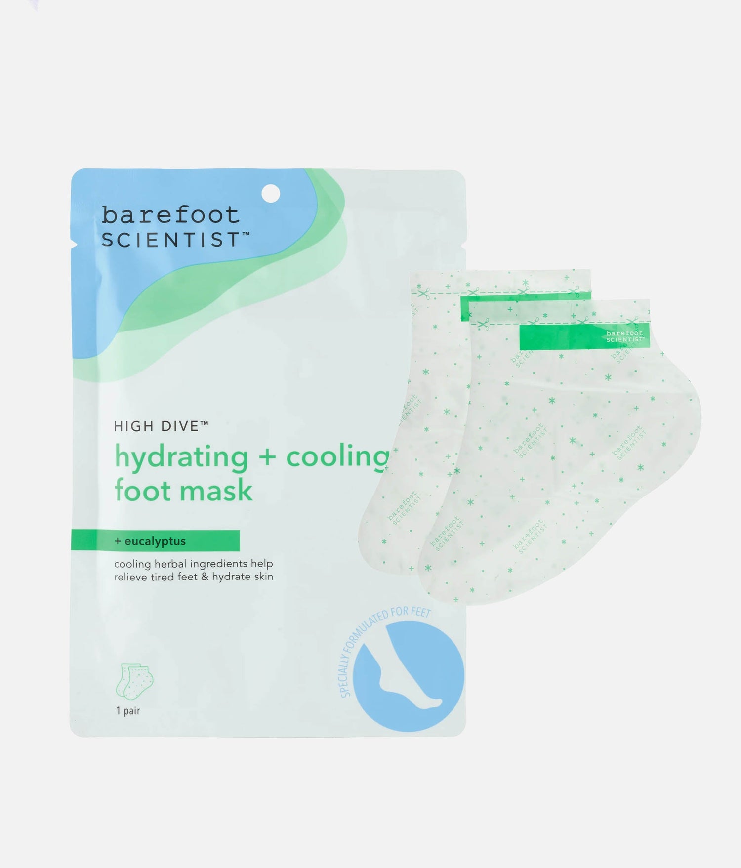 GREEN HIGH DIVE FOOT MASK - Cooling Foot Spa